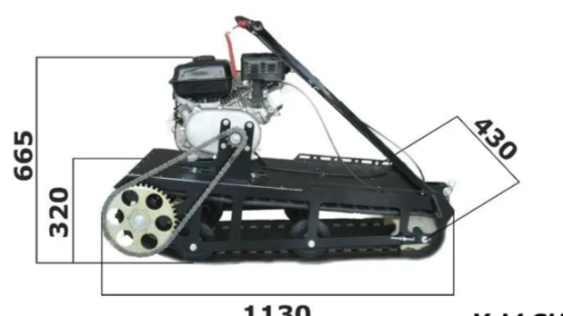 Мотобуксировщик XTREME-MOTORS "Конек-Горбунок" 6.5 л.с. в Нефтекамске