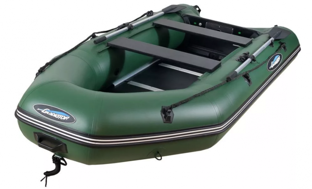 МОТОРНО-ГРЕБНАЯ ЛОДКА ПВХ GLADIATOR А 340 ТК С ФАНЕРНЫМ ПОЛОМ в Нефтекамске