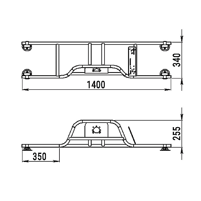 Стойка рулевая с бортовым креплением малая в Нефтекамске