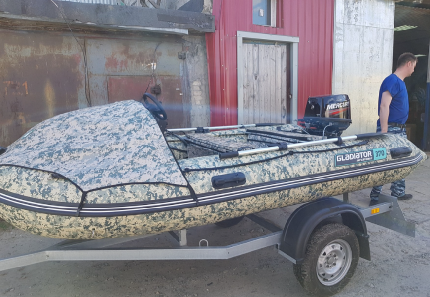 НАДУВНАЯ ЛОДКА GLADIATOR C370AL в Нефтекамске