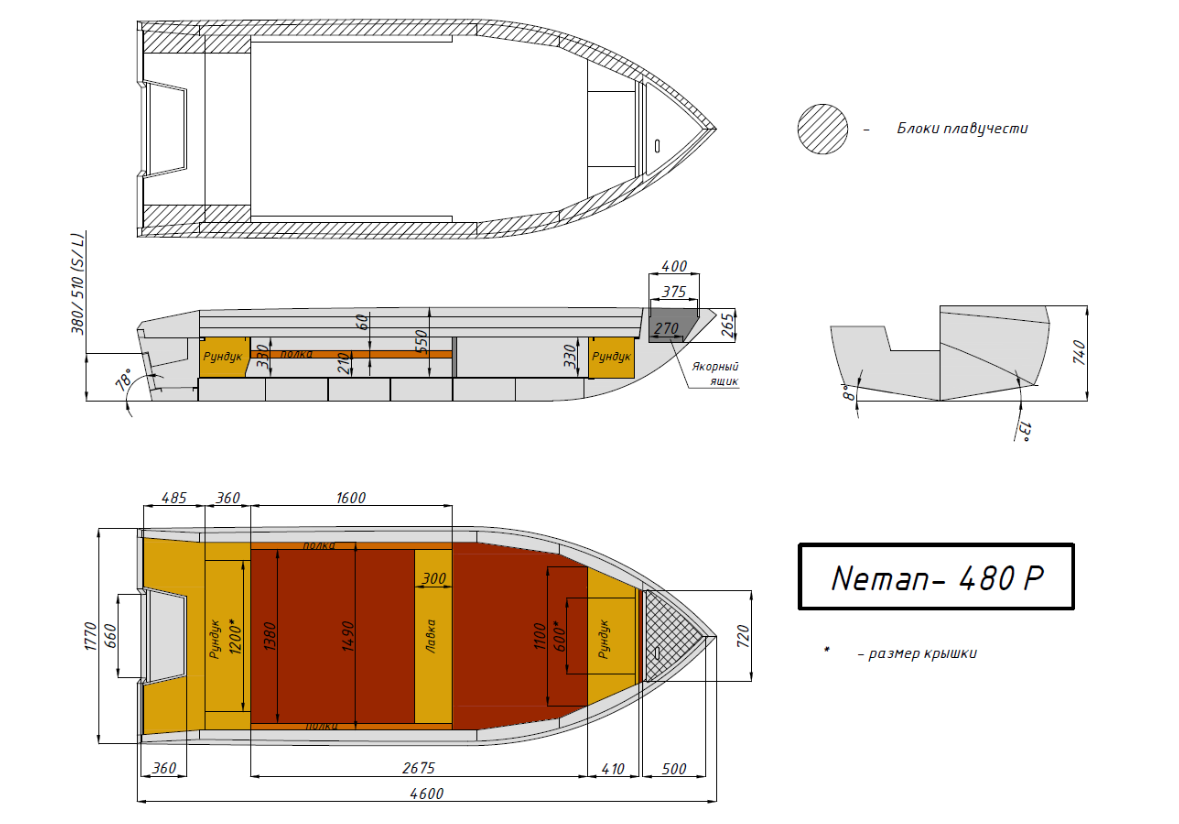 Алюминиевая лодка  Неман-480 Р в Нефтекамске
