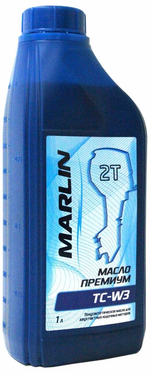 МАСЛО ПОЛУСИНТЕТИЧЕСКОЕ MARLIN ПРЕМИУМ 2Т, TC-W3, 1 ЛИТР в Нефтекамске