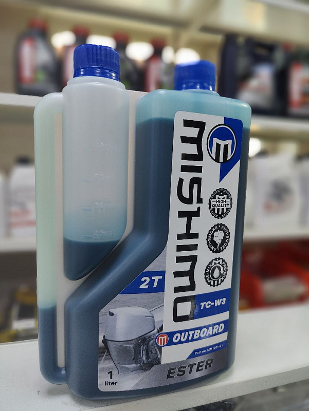 Масло MISHIMO 2T OUTBOARD (ESTER) полусинтетика 1 л в Нефтекамске