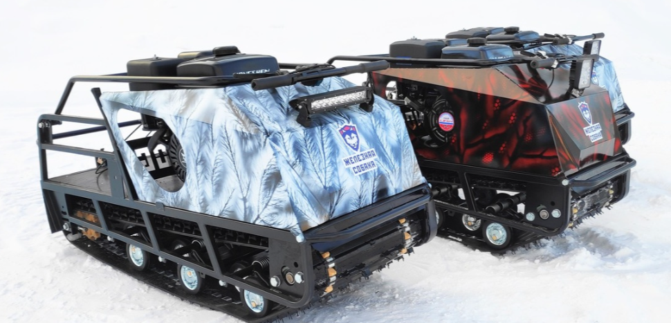 Мотобуксировщик Irondog (Железная собака) M500 20  Камуфляж Охотник в Нефтекамске