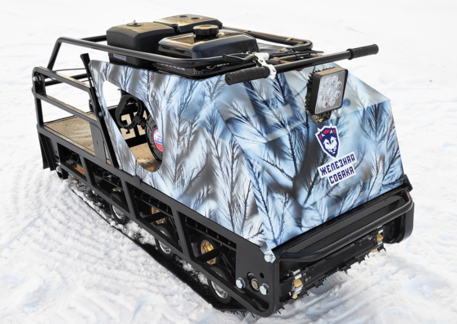 Мотобуксировщик Irondog (Железная собака) M500 20  Камуфляж Охотник в Нефтекамске