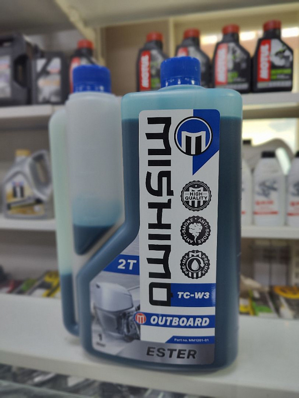 Масло MISHIMO 2T OUTBOARD (ESTER) полусинтетика 1 л в Нефтекамске