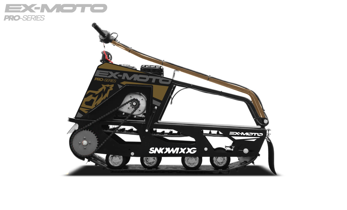 Мотобуксировщик EX-MOTO SNOWDOG S380 8л.с. в Нефтекамске