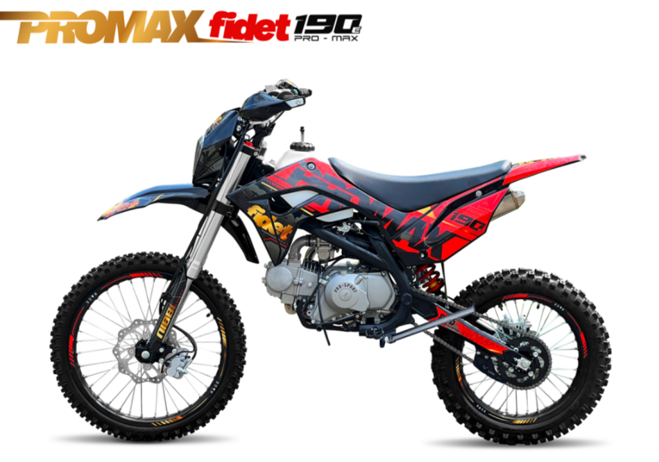 Мотоцикл (питбайк) PROMAX FIDET (ФАЙДЕТ) 190E MAX PRO LUX 19/16 в Нефтекамске