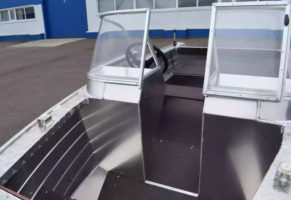 Алюминиевая лодка Wyatboat-390 DCM Увеличенный борт в Нефтекамске