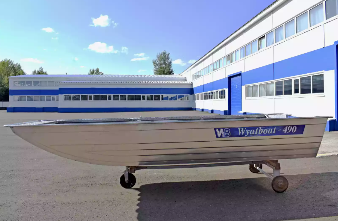 Алюминиевая лодка Wyatboat-490 Jonboat в Нефтекамске