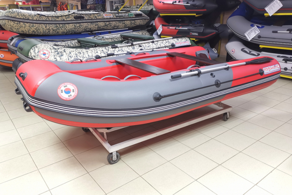 КОМПЛЕКТ Лодка MISHIMO PRO 350 + ЛОДОЧНЫЙ МОТОР MARLIN MP 9.9 (20) AMHS PRO в Нефтекамске