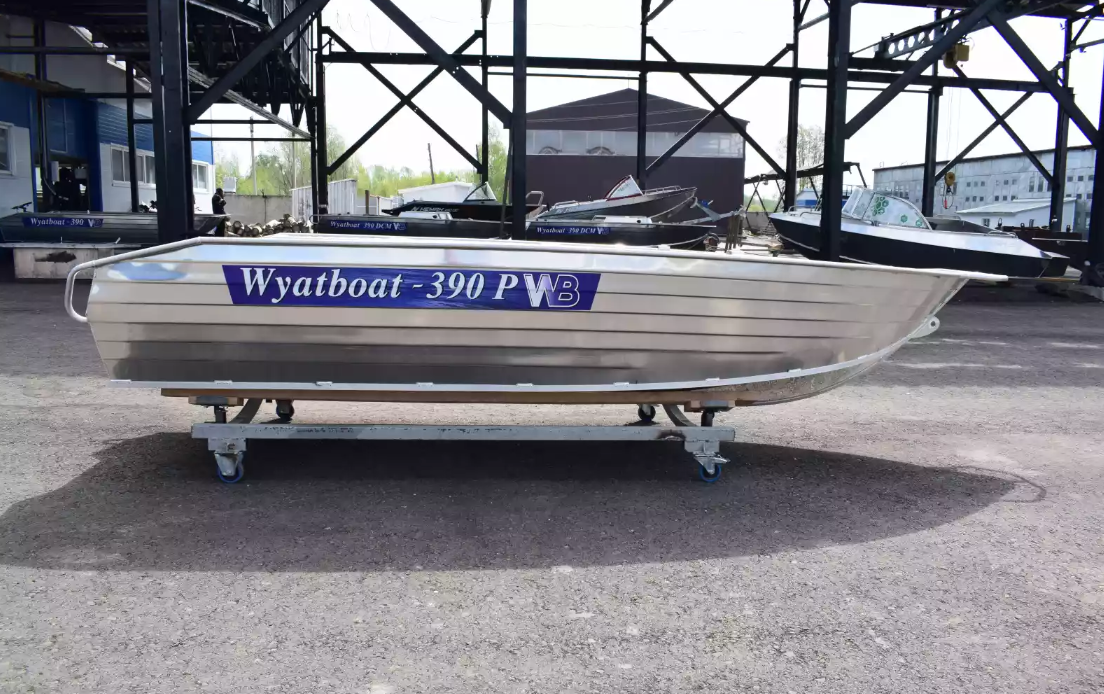 Алюминиевая лодка Wyatboat-390Р Увеличенный борт в Нефтекамске