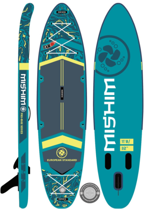 SUP (САП) Доска MISHIMO PRO-MAX Light Teal 11,6’ (355см) в Нефтекамске
