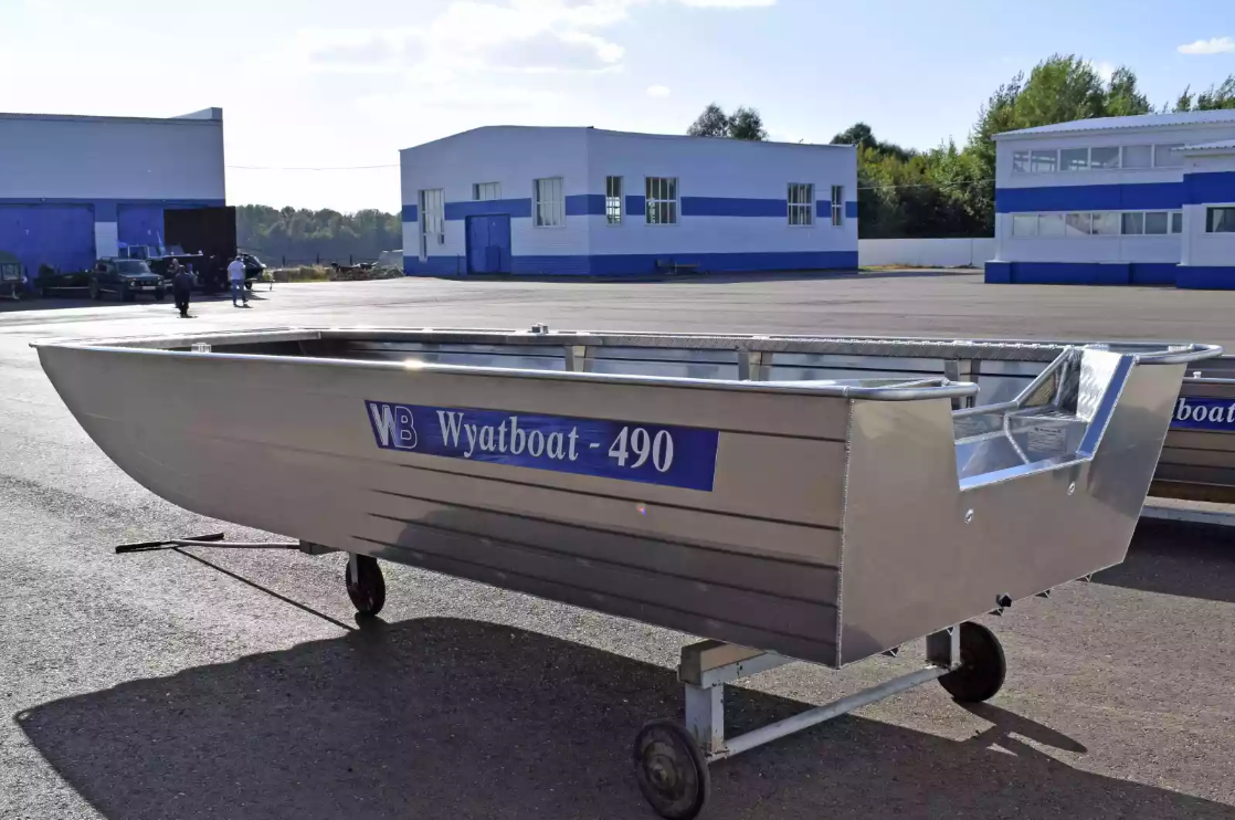 Алюминиевая лодка Wyatboat-490 Jonboat в Нефтекамске