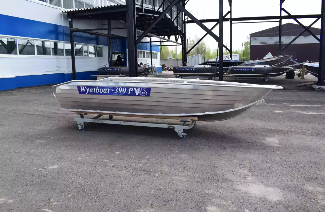 Алюминиевая лодка Wyatboat-390Р Увеличенный борт в Нефтекамске