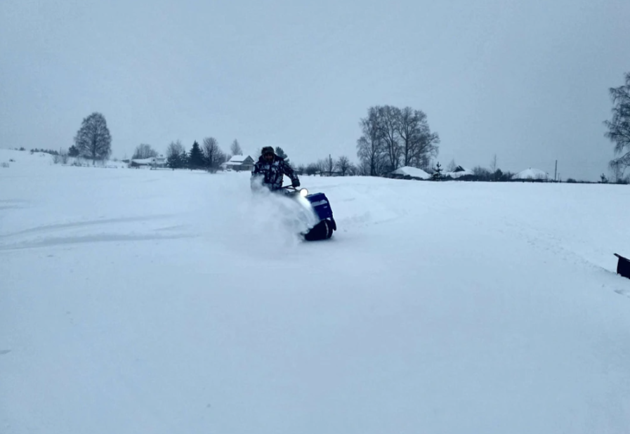 Мотобуксировщик Альбатрос-XLV 9 мини, тележки, 1250 мм в Нефтекамске