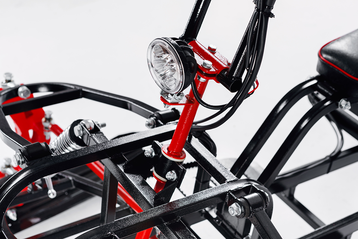 Лыжный модуль IKUDZO с подогревом ручек пластиковые лыжи в Нефтекамске