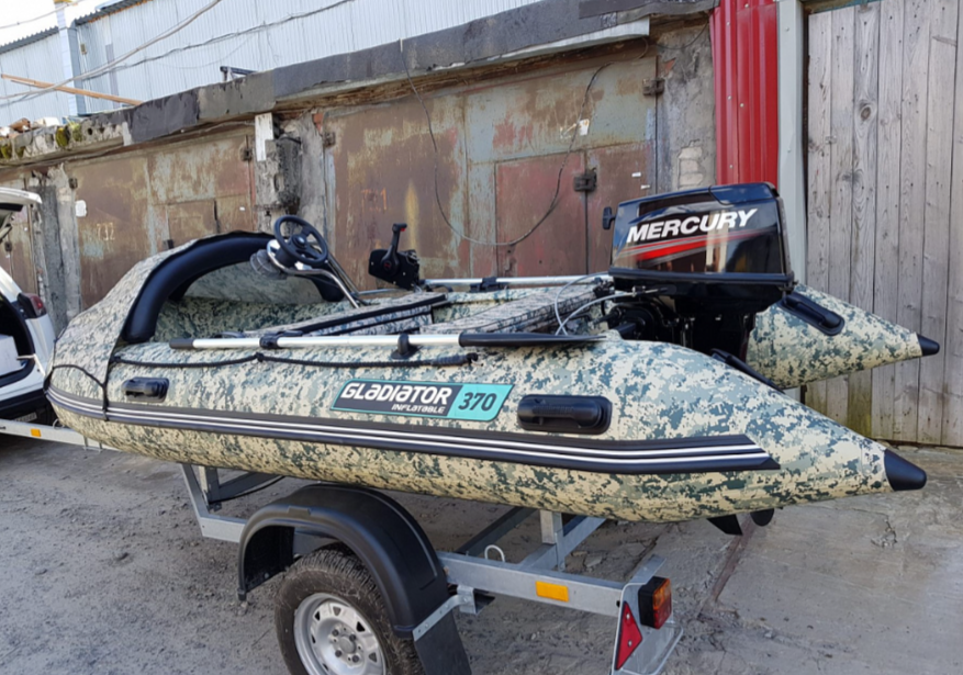 НАДУВНАЯ ЛОДКА GLADIATOR C370AL в Нефтекамске