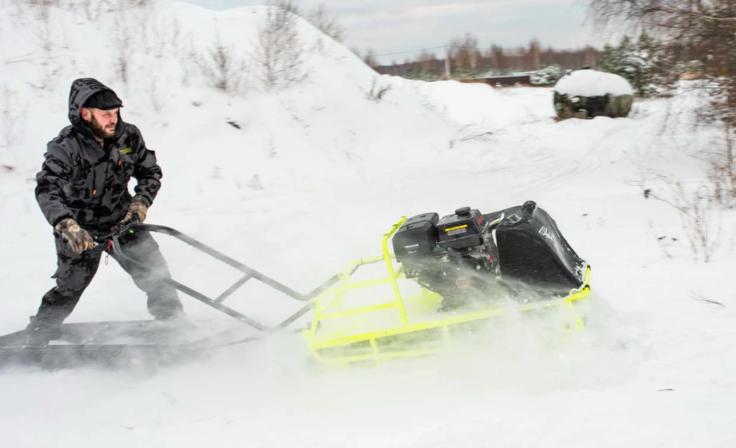 Мотобуксировщик Бурлак ХОЗЯИН-1 (капот ткань) в Нефтекамске