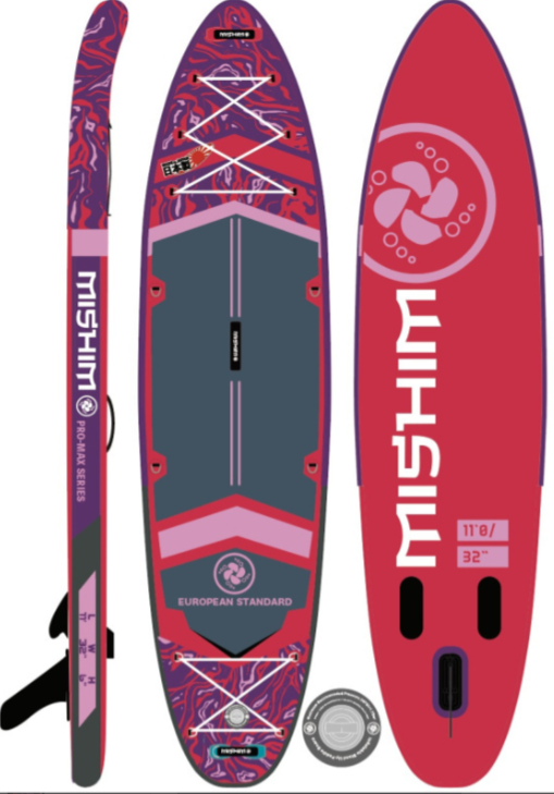 SUP (САП) Доска MISHIMO PRO-MAX Viva Magenta 10.6’ (320см) в Нефтекамске
