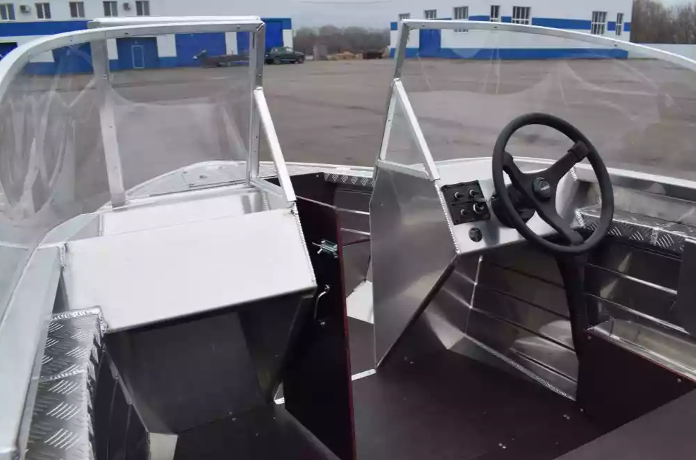 Алюминиевая лодка Wyatboat-390 DCM Увеличенный борт в Нефтекамске