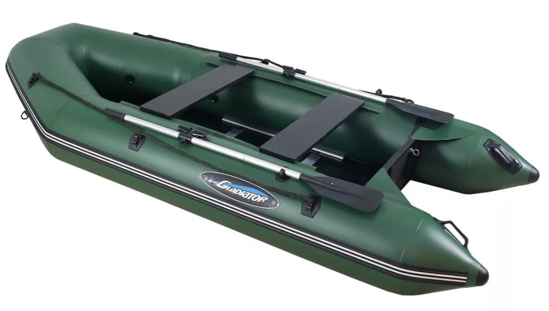 МОТОРНО-ГРЕБНАЯ ЛОДКА ПВХ GLADIATOR А 340 ТК С ФАНЕРНЫМ ПОЛОМ в Нефтекамске