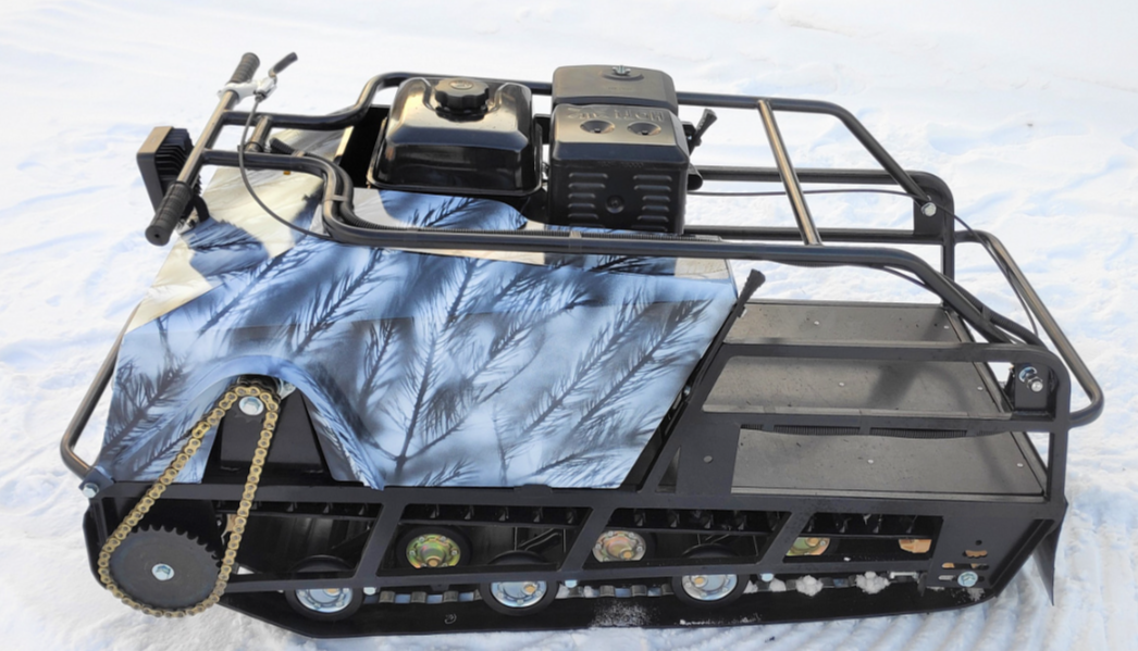 Мотобуксировщик Irondog (Железная собака) M500 20  Камуфляж Охотник в Нефтекамске