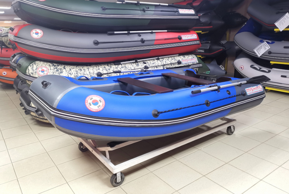 КОМПЛЕКТ Лодка MISHIMO PRO 350 + ЛОДОЧНЫЙ МОТОР MARLIN MP 9.9 (20) AMHS PRO в Нефтекамске