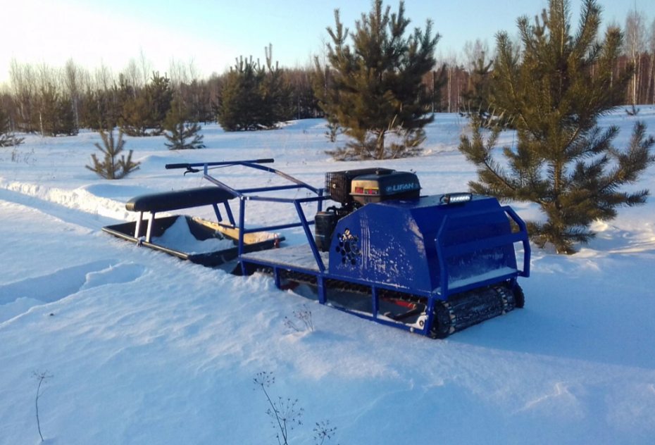 Мотобуксировщик Альбатрос-XLV 9 мини, тележки, 1250 мм в Нефтекамске