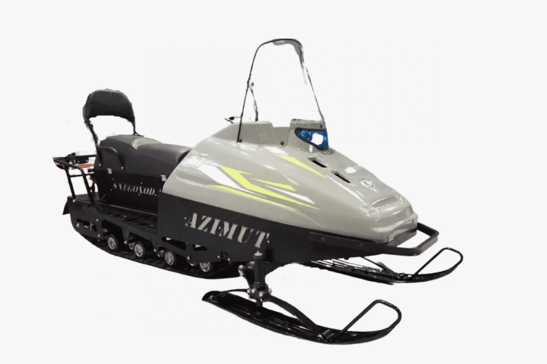 Миниснегоход Бурлак Азимут 20 л.с. , эл.запуск, реверс, тормоз гидравл, капот серый в Нефтекамске