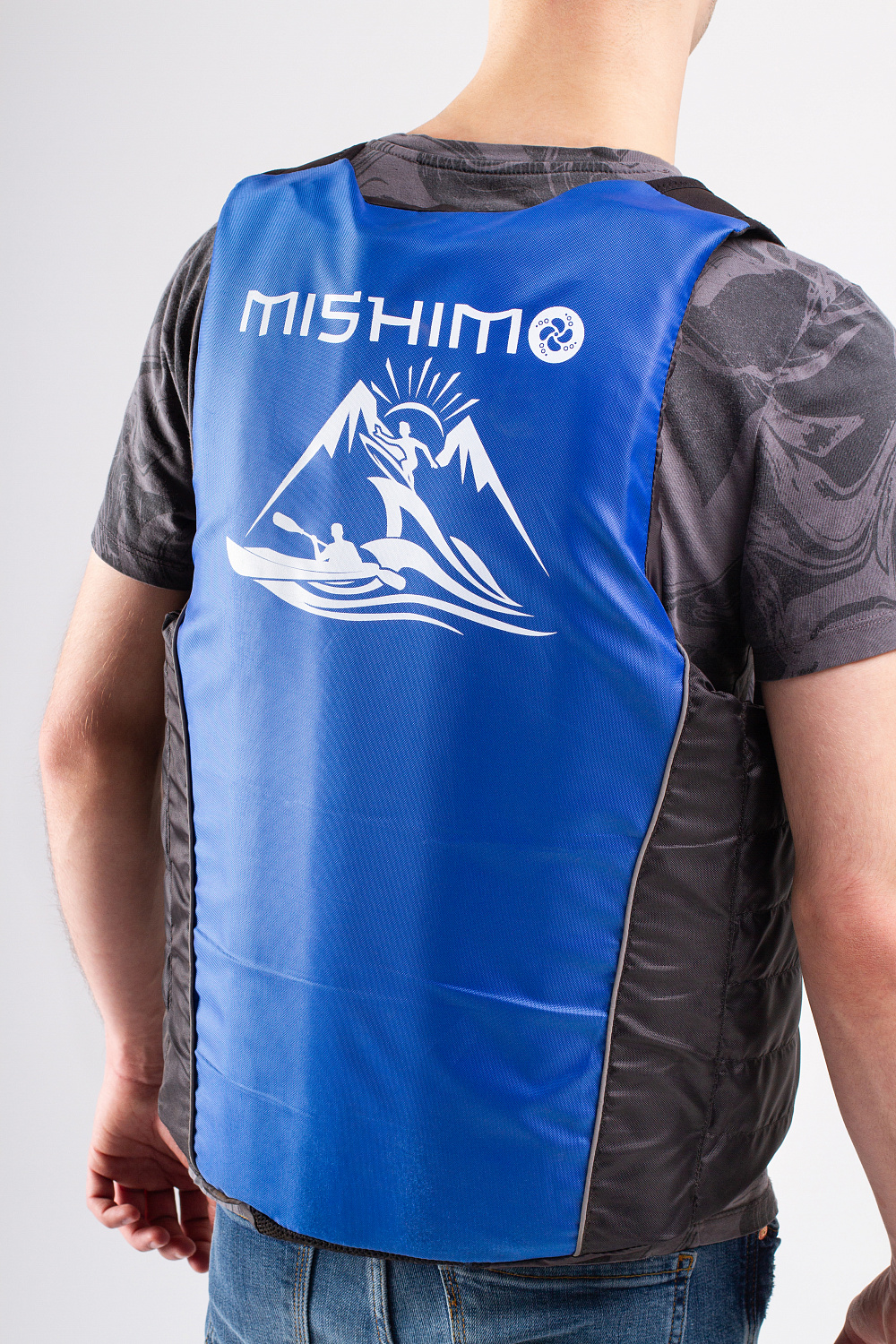 Жилет спасательный MISHIMO PRO Премиум качества Черно-синий в Нефтекамске