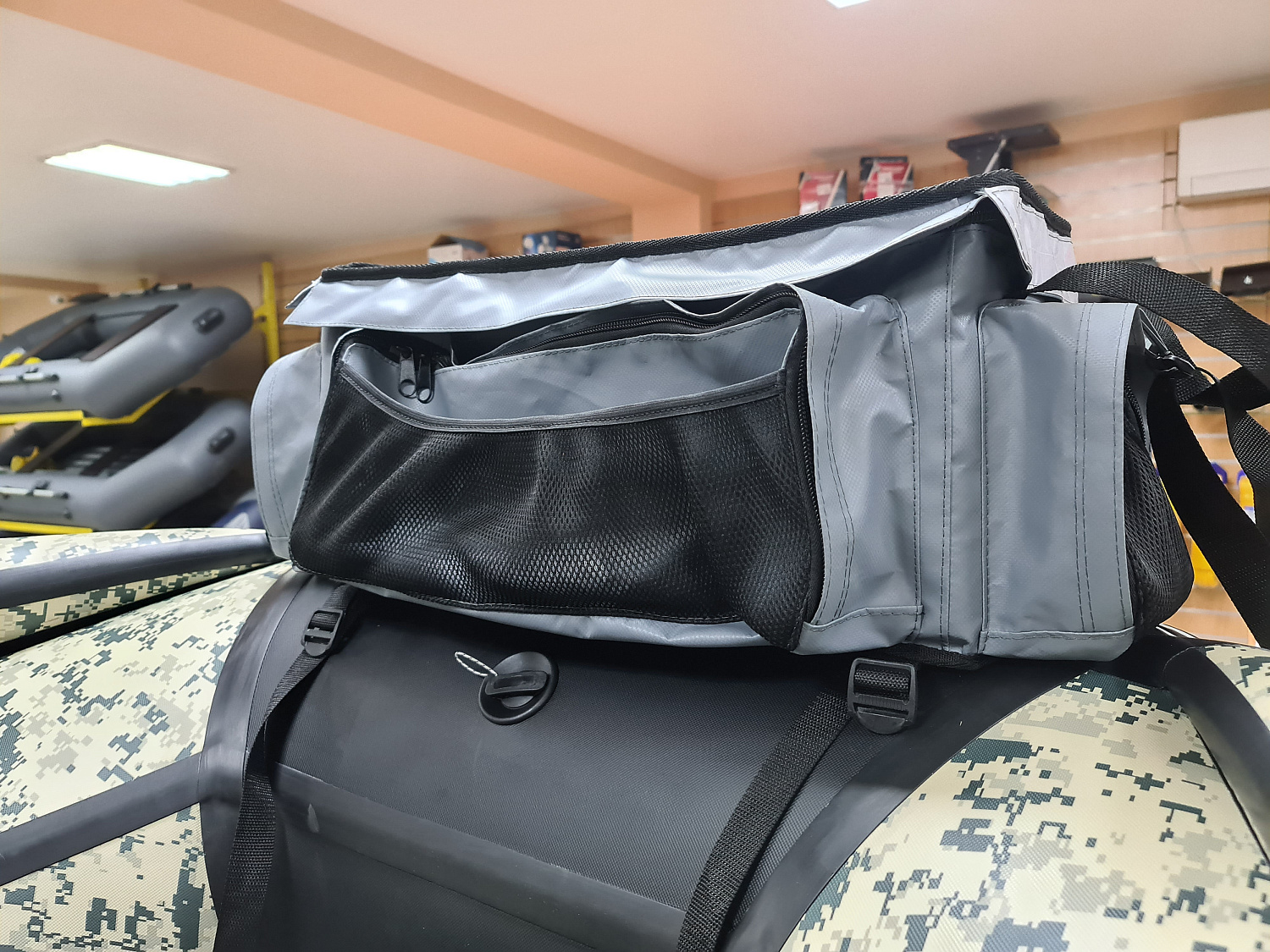 СУМКА ЛЮКС НА БАЛЛОН ДЛЯ ЛОДОК ПВХ 50Х25Х25 СМ в Нефтекамске