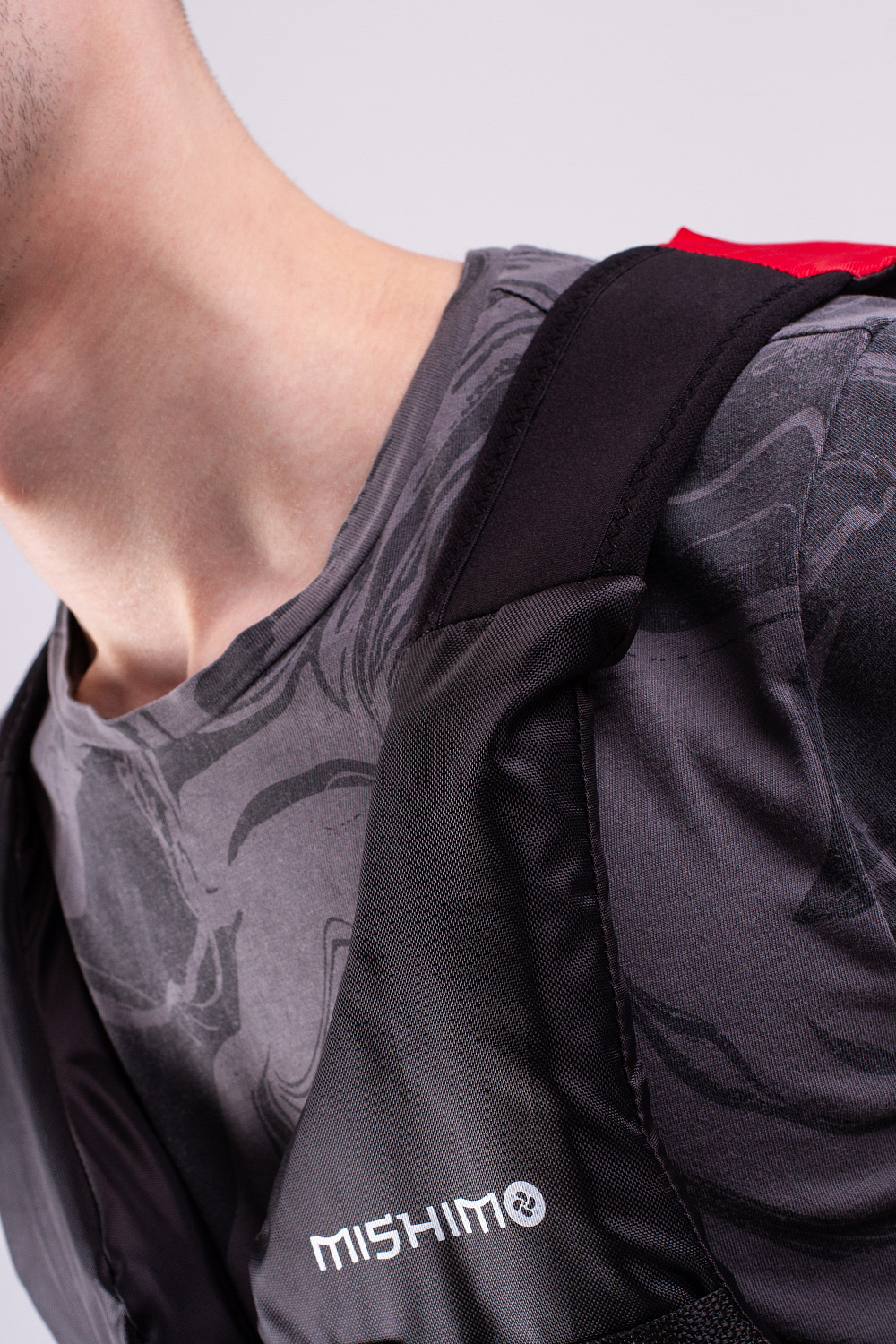 Жилет спасательный MISHIMO PRO Премиум качества Черно-красный в Нефтекамске